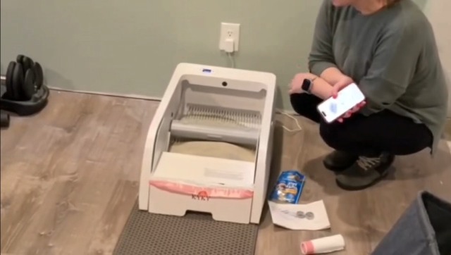 Amazon | 【KYKY】自動猫トイレ アプリ遠隔操作 猫のトイレ自動 高い